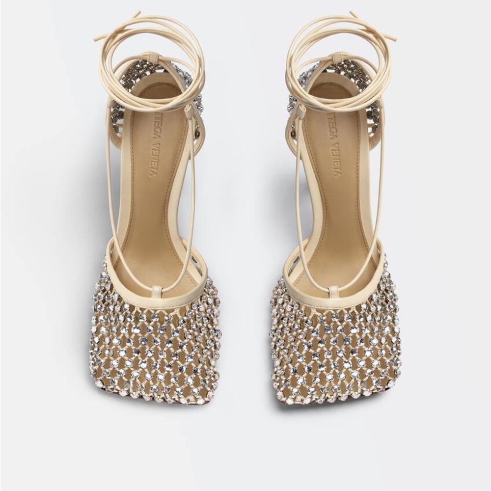 EGO Silver Rhinestone Heels - Picture 6 of 6